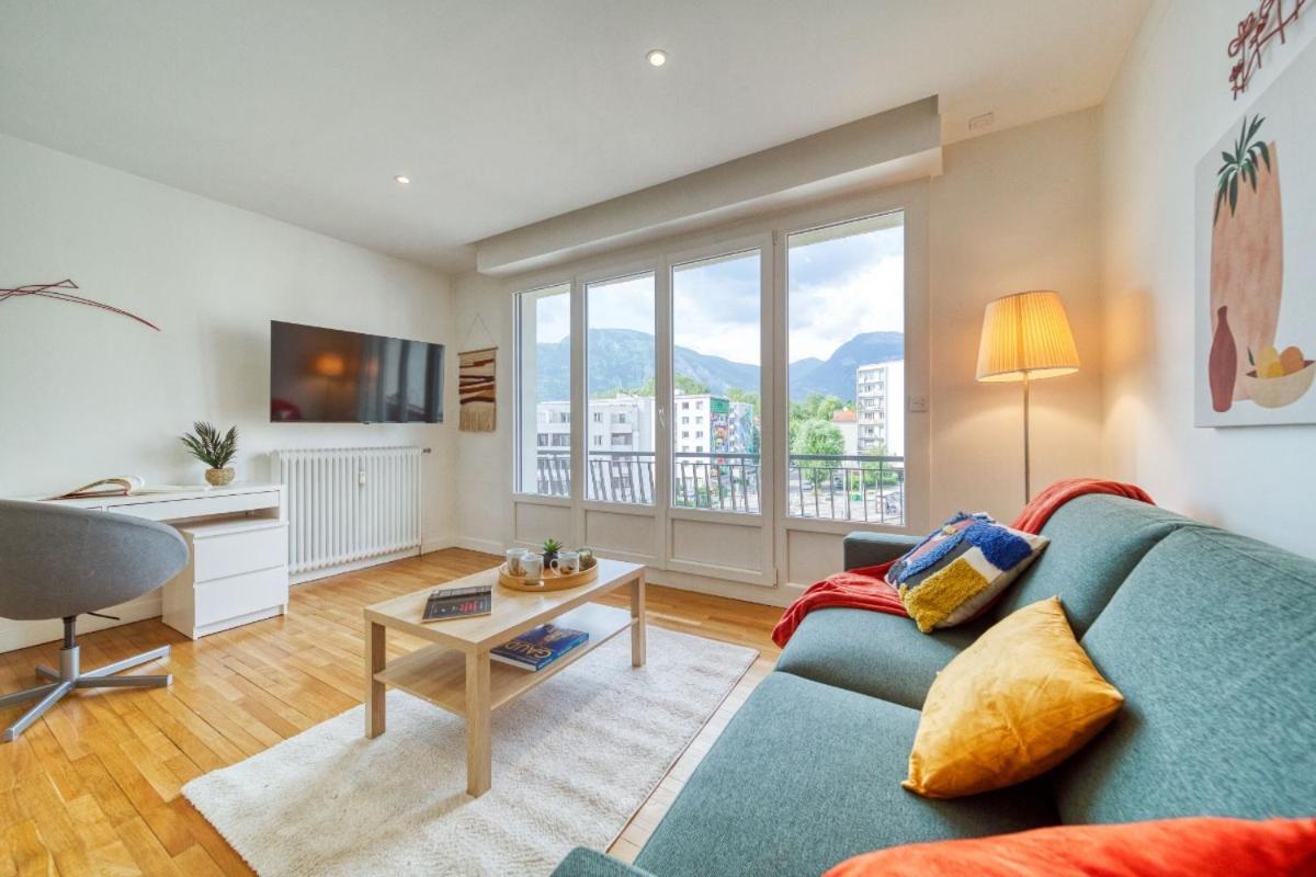 Le Joli Stade, Appartement Avec Magnifique Vue, Grenoble, Rhone Alpes Exteriér fotografie
